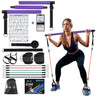 Pilates Bar Kit with Resistance BandsExercise Bands for Working OutHome Gym EquipmentStretch Bands for Exercise，Resistance Bands for Working Out Women，with Fitness Poster and Video