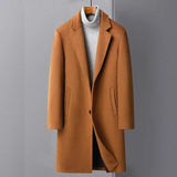 Men's Wool Trench Coat - Atlantic Shopping Mall