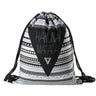 Geometric Letter Print Drawstring Travel Organizer Bag