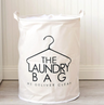 Cotton Linen Storage Basket and Laundry Hamper