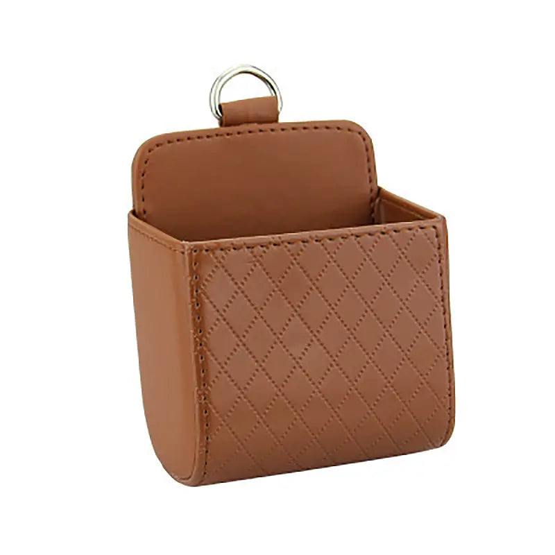 Leather Multifunctional Storage Box for Car Air Vents