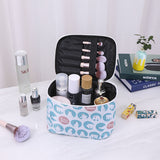 Portable Makeup Organizer Bag with Handle for Travel