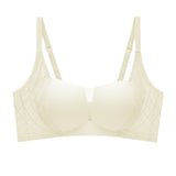 3D Velvet Thin Jelly Bra with Soft Support for Women