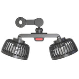 Chair Back Dual Head Car Fan