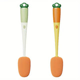 Carrot-Shaped Multifunctional Bottle Cleaning Brush
