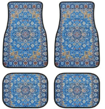 Vintage Bohemian Style Car Floor Mat