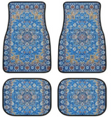 Vintage Bohemian Style Car Floor Mat