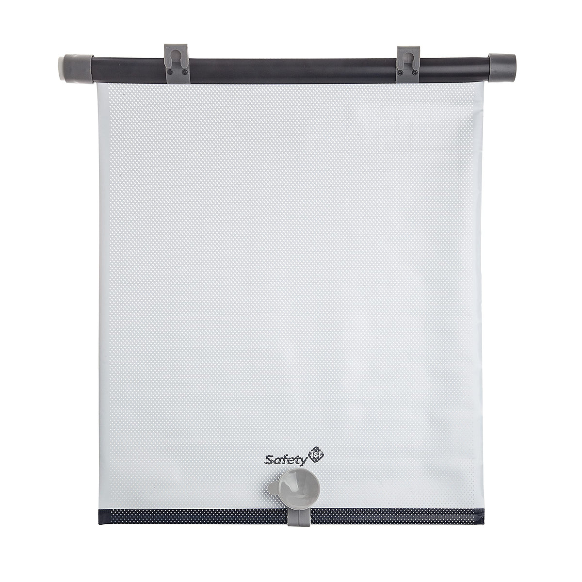 Safety 1st Protective Car Window Sun Shade Retractable Rollershade for Infants and Kids UV and Glare Protection for Backseat Privacy Window Cover with Complete Coverage 14” (2-Pack)