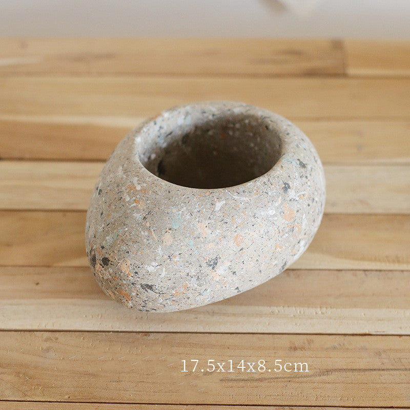 Creative Retro Concrete Succulent Planter for Table