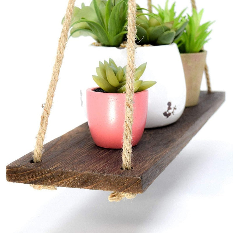 Wooden Partition Shelf for Storage and Display