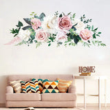 Simple Flower Wall Sticker for Natural Home Decor (1pc)