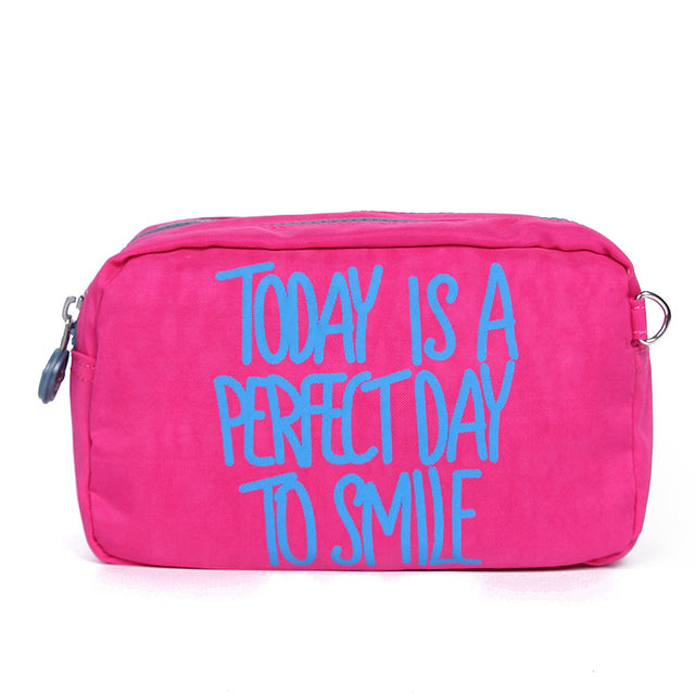 Waterproof Nylon Makeup Bag and Travel Organizer Pouch