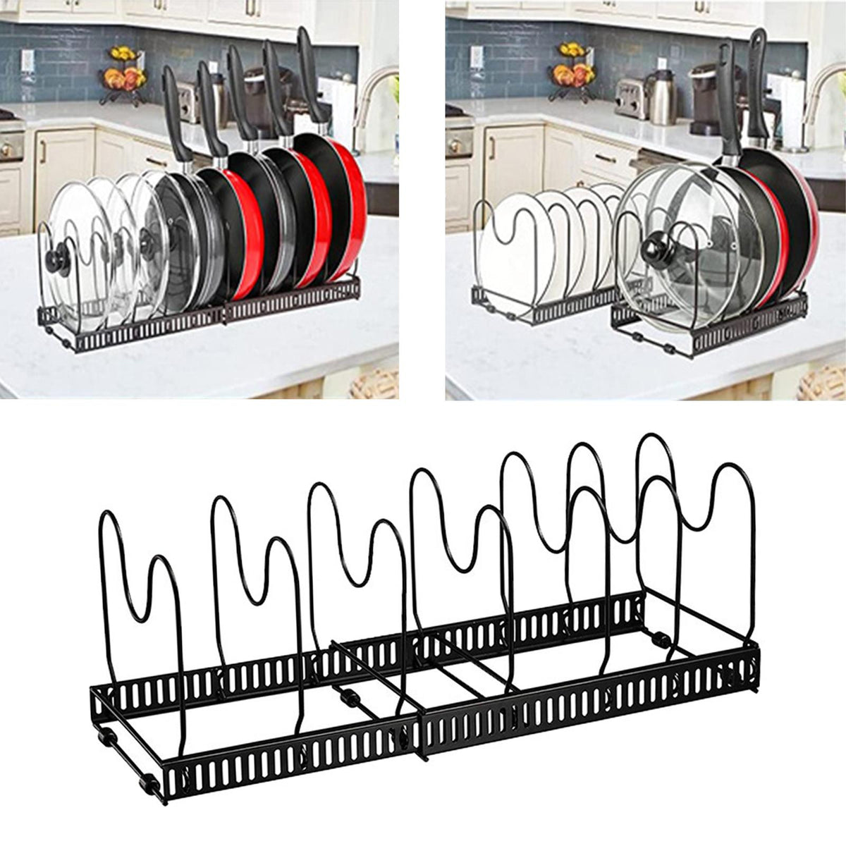 Multi-Layer Telescopic Kitchen Storage Rack