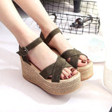 Women's Wedge Sandals Summer Casual Thick Sole 2019