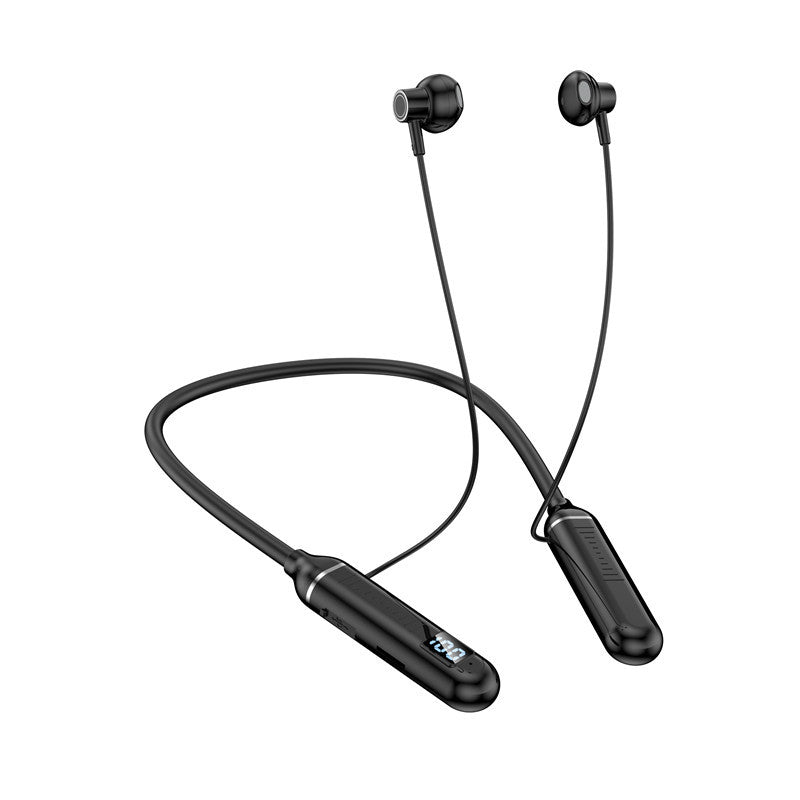 Wireless Neckband Bluetooth Headphones with Battery Display