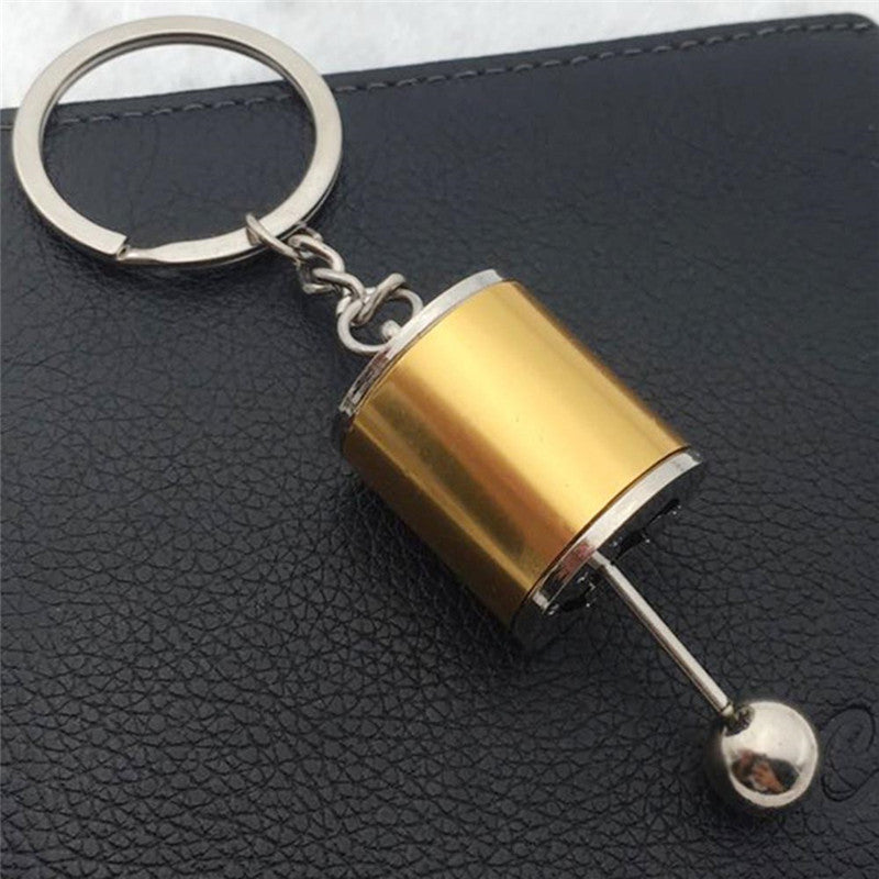 Racing Car Keychain with Brake Disc Design