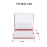 Portable LED Makeup Mirror, Foldable & Double-Sided