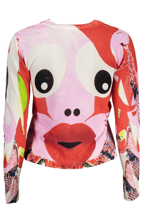 Desigual Pink Viscose Women Sweater