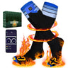 2024 Upgraded Heated Socks for Men Women with APP Remote Control & 7.4V 22.2WH6000mAh Up to17H Rechargeable Heated Ski Sock 5 Levels Temperature for Winter Outdoor Camping Hiking Skiing BU L1