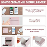 Compact Mini Printer for Students – Ideal for Home Use