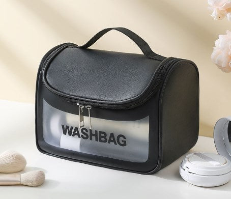 Portable Water-Resistant Clear Makeup Organizer Bag