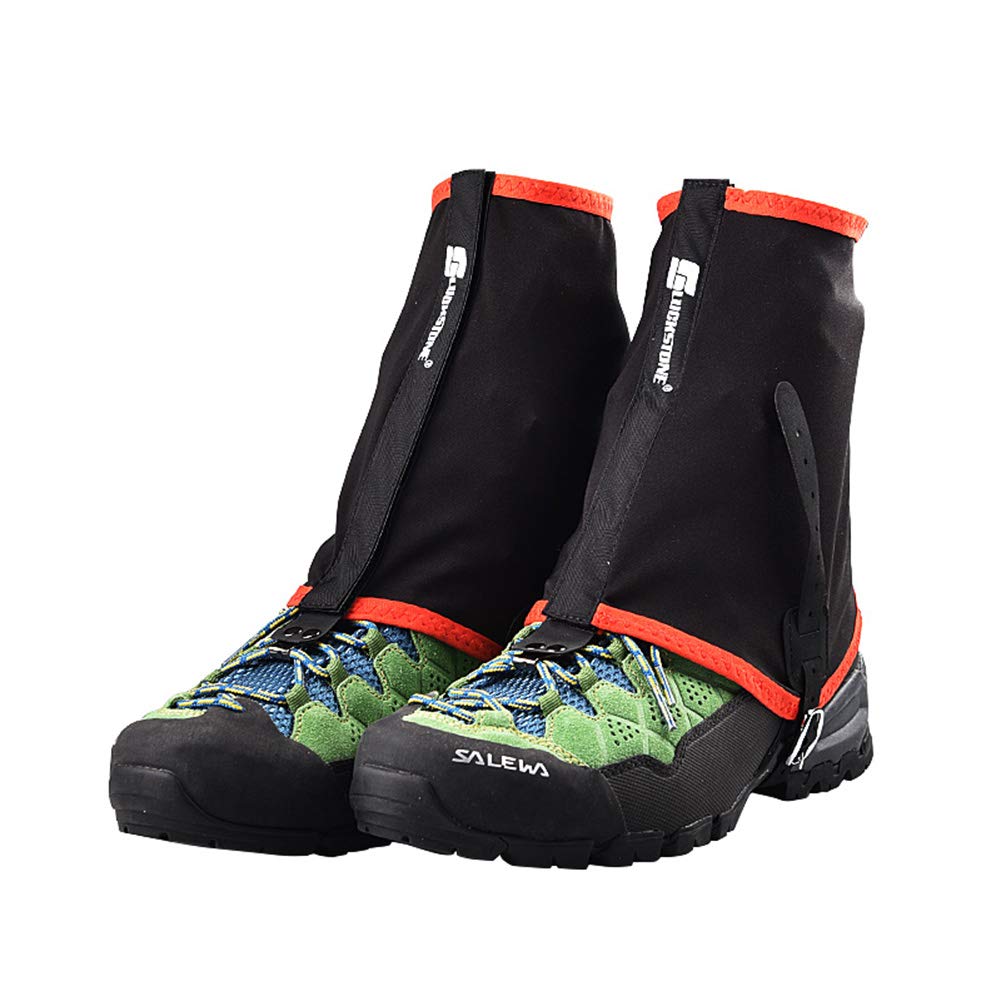 Yundxi Hiking Short Gaiters Waterproof Leg Gaiter Low Ankle Protection Anti-Tear Shoes Covers for Outdoor Climbing Walking Running