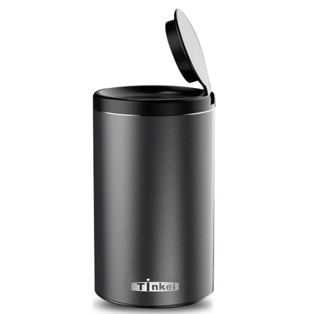 Tinkei Wipes Storage HolderAluminum Alloy Wipes Dispenser Holder Durable Wipes Container for Car Home Office Use (Grey)