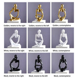 Mini Abstract Character Ornament for Creative Home Decor