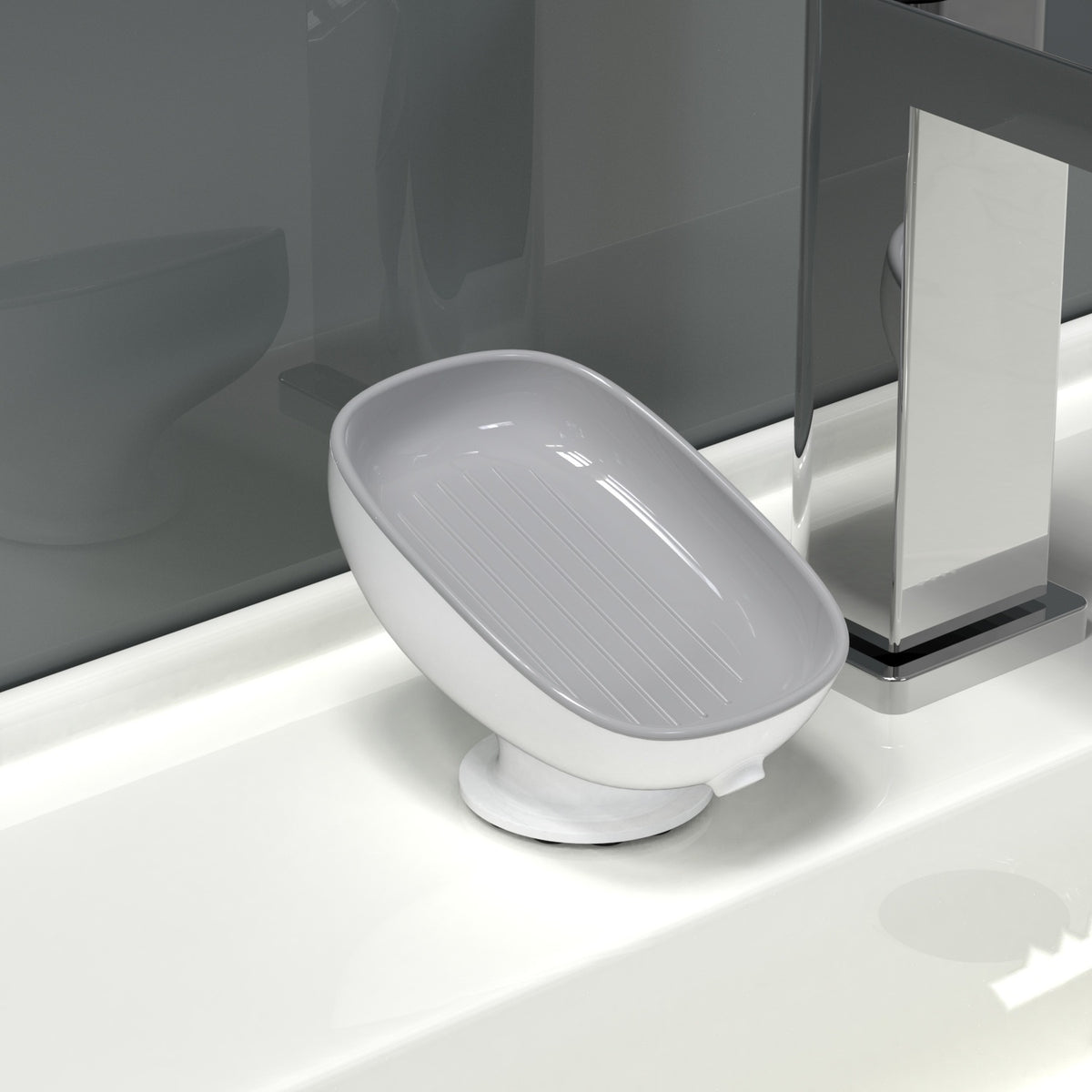Suction Cup Soap Dish for Bathroom Storage (Octopus Design)