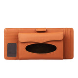 Car Sunshade Organizer with Multi-Function Card Holder