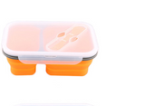 Rectangular Food Storage Container with 2 Compartments