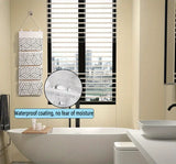 Over Door Hanging Storage Bag with 4 Pockets