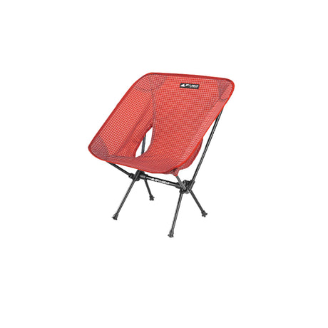Acqorad 3F UL Gear Portable Folding UHMWPE Ultralight Chair Travel Outdoor Camping Fishing Seat Moon Chair Office Home Tools Furniture Chairs (Red-M)