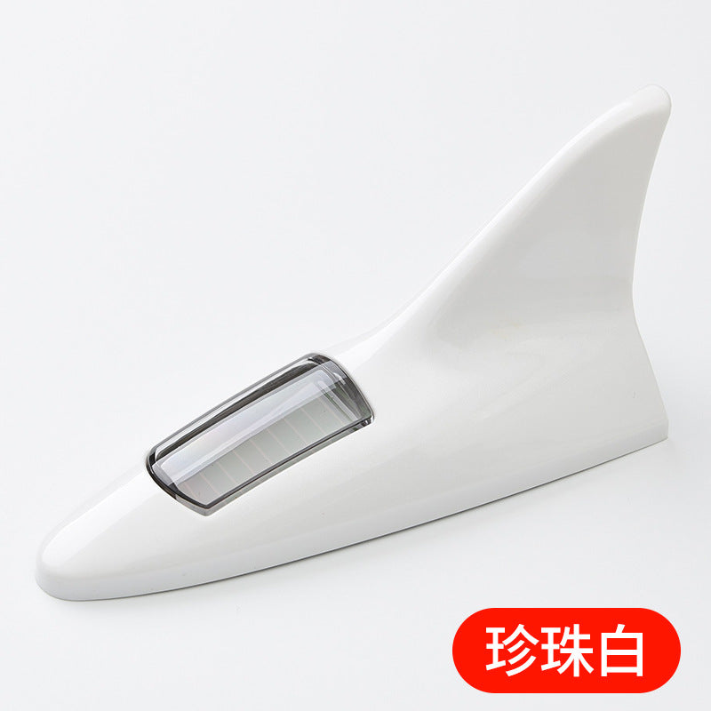 Solar Shark Fin Antenna LED Car Decoration Light