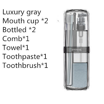 Men's Travel Toiletry Bag Set with Cup and Organizer