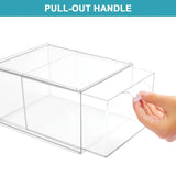 Stackable Acrylic Makeup Organizer with Storage Drawers