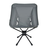 LSLANSOON Portable Camping Chair Collapsible Backpacking Chair Beach Chair with Carry Bag for Outdoor Hiking Fishing Picnic (Gray)