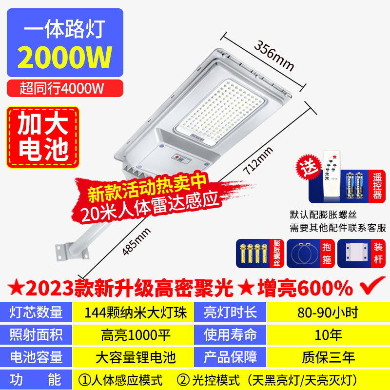Bright Solar Waterproof Outdoor LED Garden Light