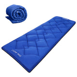 KingCamp Cot Pad for Camping Comfortable Lightweight Sleeping Mat Soft Warm Non-Slip Cot Mattress Topper for Outdoor & Indoor Picnic Hiking Backpacking Yoga 75" x 25" x 1.2" Navy