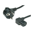 GBC Power Cable Scuko 90 degrees to IEC 90 degrees Socket 1.8m