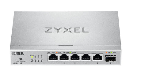 Zyxel Switch Multi-Gig 5-Port 2.5GbE + 10G SFP+ XMG-105