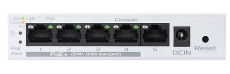 ASUS NETWORKING Switch PoE Managed 5-Ports with 4 PoE+ 60W EBP15