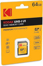 Kodak SD Card Surveillance 64GB UHS-I U3 A2 Endurance