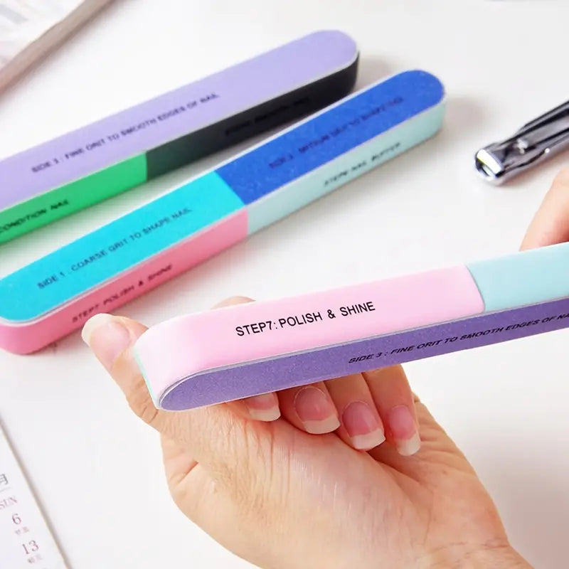 7-Sided Nail File Kit - Creative Sanding Tool