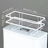 Toilet Storage Organizer with Toilet Paper Holder (1 Piece)