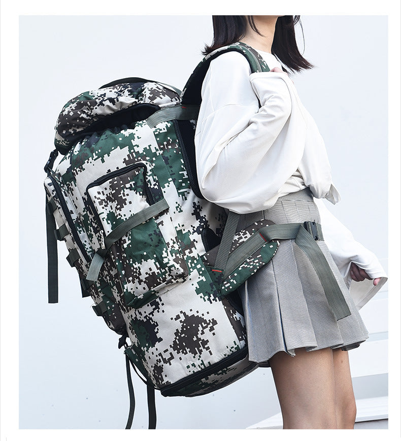 100L Large Capacity Outdoor Backpack for Camping