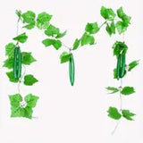 2 Pieces Fake Plastic Grapes Vines for Home Decor