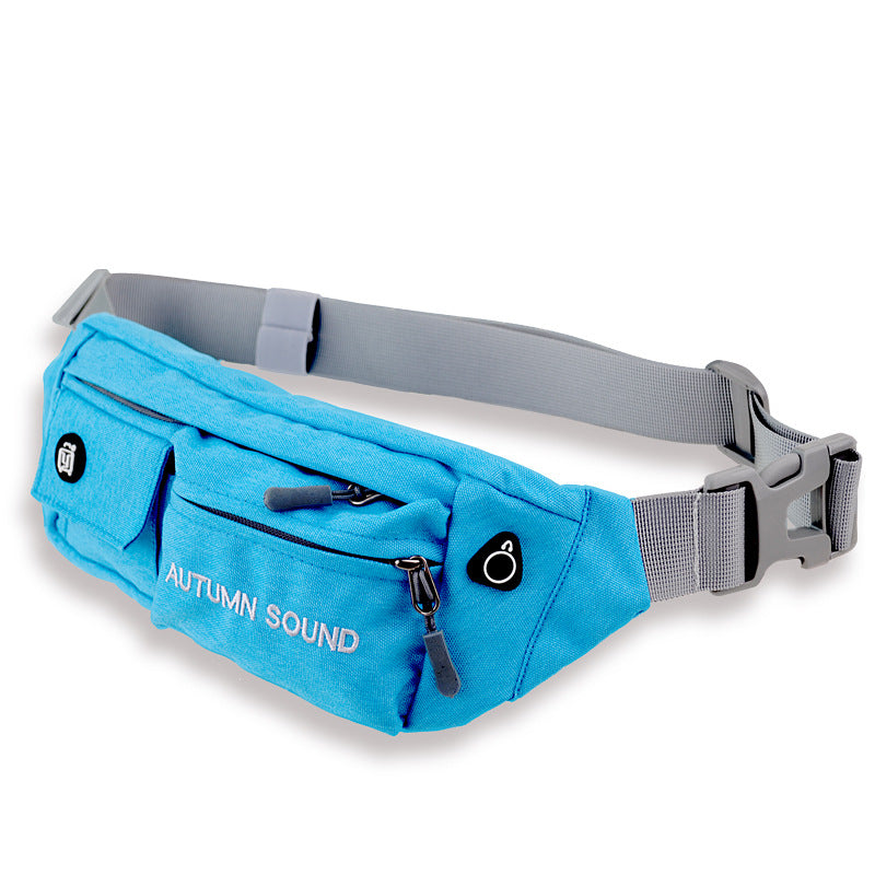 Waterproof Nylon Sports Waist Bag for Running and Hiking