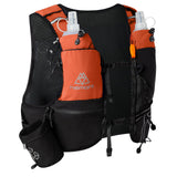 Haimont Running Hydration Vest with Dual Water Bottles 8L Runners Vest with 500ml Dual Soft Flasks for Hiking Marathon Camping M Orange