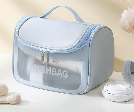Portable Water-Resistant Clear Makeup Organizer Bag